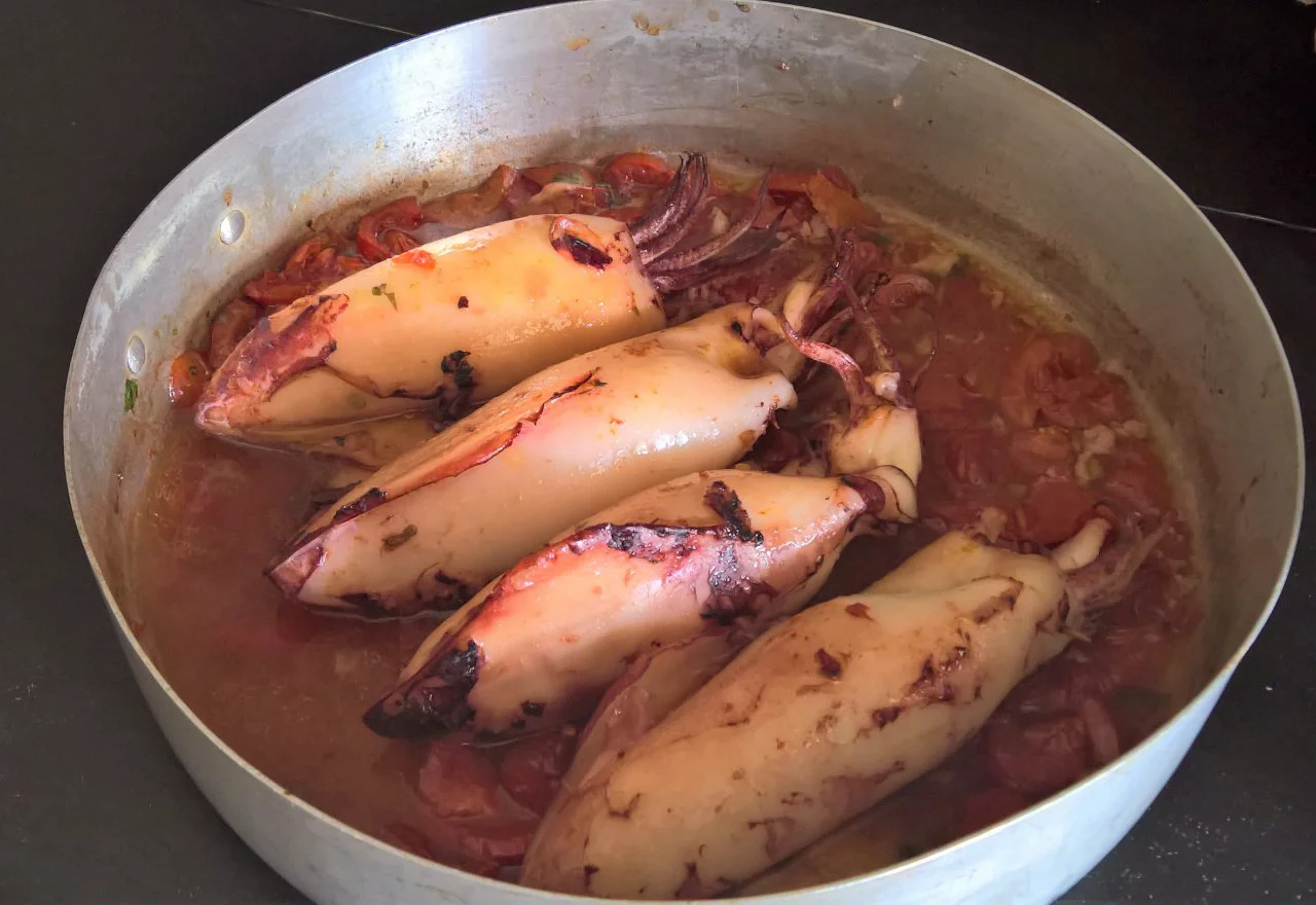 Calamari imbottiti al forno